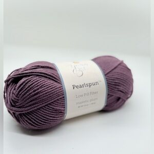 COPY - Yarn Bee Pearlspun Majestic Plum Yarn
